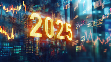 2025: Future Trends, Stock Market - Futuristic Design