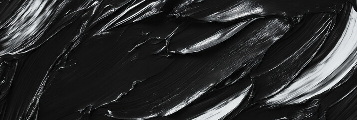 Dark paint texture with heavy impasto brush strokes for creative design