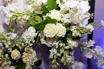 Wedding decorations and flowers from wedding