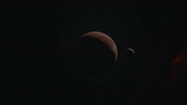 Makemake and Its Moon - Distant Dwarf Planet in the Kuiper Belt