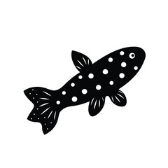 Snowflake Moray Eel Silhouette Vector Art and Black Color Design of Snowflake Moray Eel Fish
