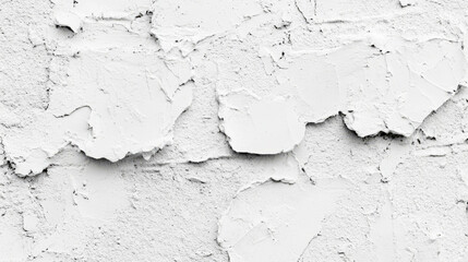 Obraz premium Rustic exposed brick wall with white rough stucco texture for background or design