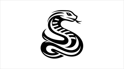 black and white snake