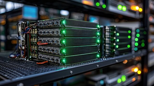 Innovative server blade technology enhances data processing in a modern data center environment