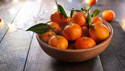 tangerines in a bowl