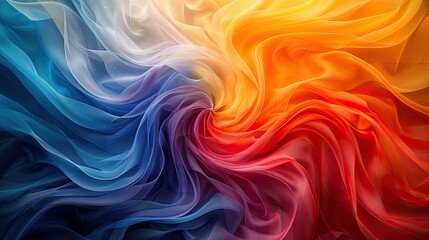 Obraz premium Abstract Colorful Swirls Background