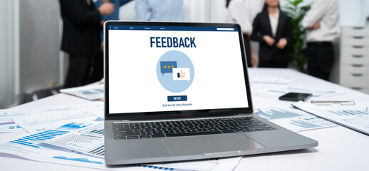 Customer feedback and review analysis by brisk computer software for corporate business