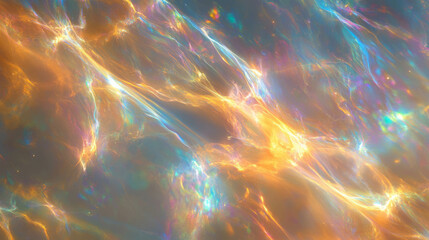 Obraz premium Iridescent cloud texture with soft diffuse colors for creative design