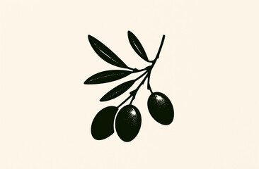 black olives with leaves