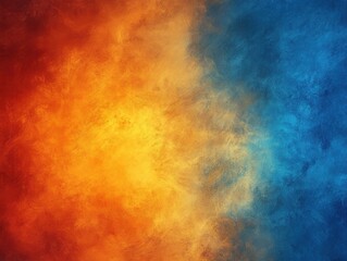 Obraz premium Abstract Texture Background with Dynamic Orange and Blue Colors for Modern Design and Artistic Concepts