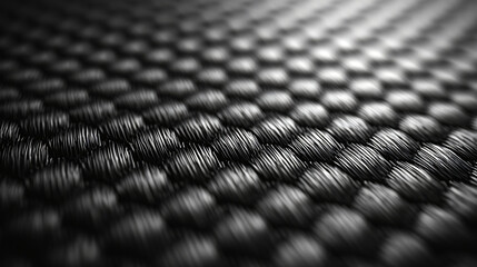 Sleek black Carbon Fiber Macro, Intricate Glossy Texture Banner