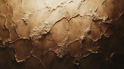 Fototapeta premium Rustic textured light mud wall surface for interior design and decoration