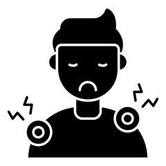 Premium download icon of heart pain