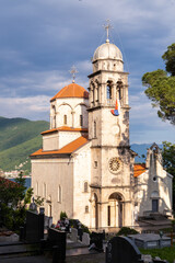 The Savina monastery in Herceg Novi. Montenegro. Temples and monasteries of Montenegro.