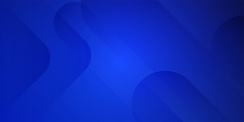 Dark blue abstract background with geometric shapes.