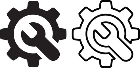 Monochrome icon.