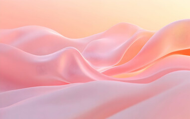 Fototapeta premium Delicate pink and rose gold abstract gradient, a soft and romantic aesthetic for dreamy visuals