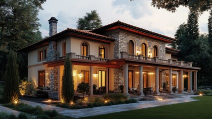 Obraz premium house in the old town