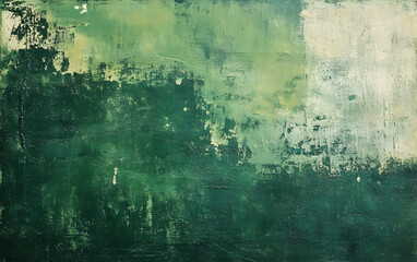 Obraz premium Distressed green grunge texture creating a raw, abstract background with character