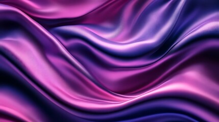 Obraz premium Abstract Purple and Blue Silk Drapery: A Luxurious Textured Background