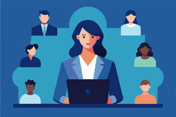 business people in office