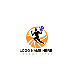 Basketball Player Logo Design