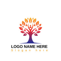 Obraz premium Community Tree Logo