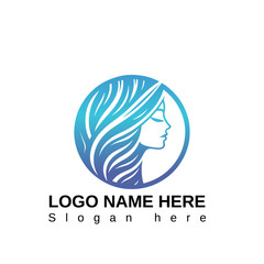 Woman Hair Salon Logo