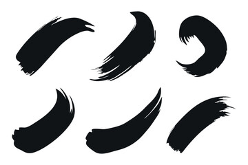 Creative Grunge Paint Brush Stroke Set for Modern Graphics