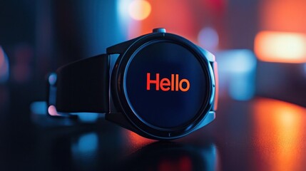 Fototapeta premium Smartwatch displaying 