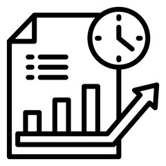 Long Trem Planning Outline Icon