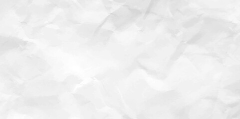 crumpled white paper texture background. Paper texture Crumpled White. Top view.
