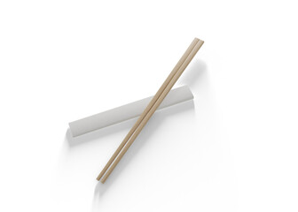 Traditional Chopsticks Mockup for Authentic