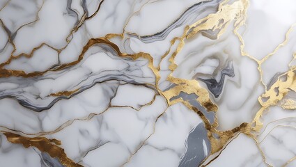 A luxurious white marble background with gray veins and gold metallic accents, exuding elegance and professionalism—perfect for executive branding and high-end presentations.