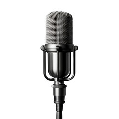 Black Microphone on a Table