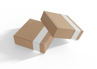 Customizable Box Label Mockup for Versatile Branding Needs