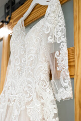 Beautiful wedding  dress photos with details