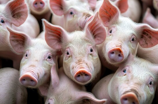 pigs in a farm