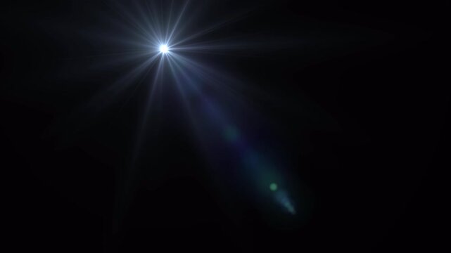 Stunning optical flares with transparent background, perfect for adding professional light effects and cinematic flair to your projects