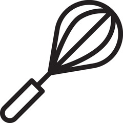 Whisk Outline Icon