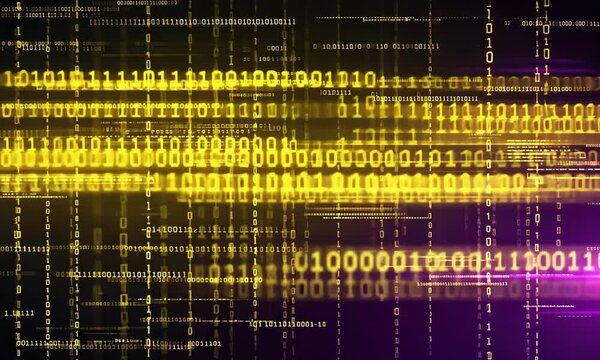 abstract background with binary code