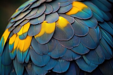 Obraz premium Macaws are known for their vivid and colorful feathers.