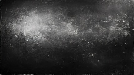 Dark blackboard texture with subtle chalk marks and scratches, creating a vintage and moody atmosphere