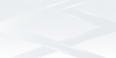 White minimalist and simple geometric shape abstract background. White vector presentation background for poster, banner, wallpaper, mockup, flyer, and report