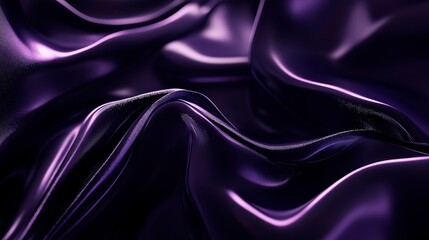 Fototapeta premium Dark gradient with deep purple and black hues, softly glowing and blending, creating a mysterious and futuristic aesthetic