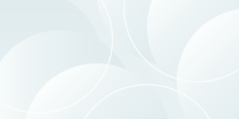 White vector abstract background with simple geometric shapes. White vector presentation background for poster, banner, wallpaper, mockup, flyer, and report