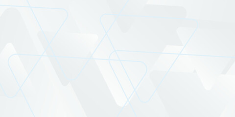 White vector illustration modern abstract background with shapes. Vector