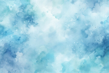 A blue sky with white clouds. The sky is filled with water droplets and the clouds are scattered throughout the sky
