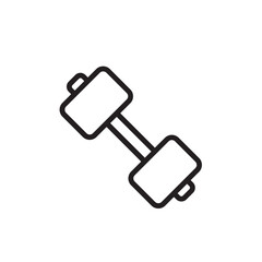 Dumbbell Outline Icon
