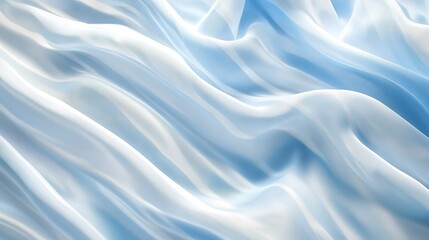 Obraz premium Light blue and white striped pattern with soft pastel hues, smooth transitions, and a calm aesthetic